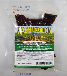 Washington Wine Country Jerky - Hot Cabernet Beef Jerky