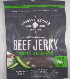 Country Archer - Sweet Jalapeno 100% Grass-Fed Beef Jerky Country Archer - Sweet Jalapeno 100% Grass-Fed Beef Jerky