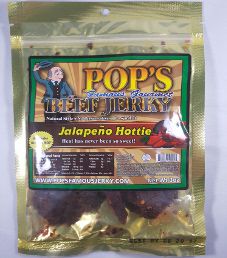 Pop's Famous Gourmet Beef Jerky - Jalapeno Hottie Beef Jerky