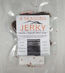 4 Seasons Jerky - Garlic Chipotle Beef Jerky 4 Seasons Jerky - Garlic Chipotle Beef Jerky