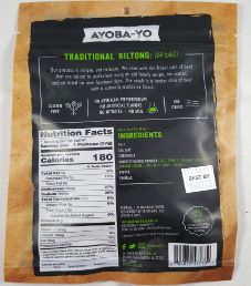 Ayoba-Yo - Traditional 100% Grass-Fed Beef Biltong