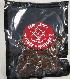 Derf Jerky - Fumée Framboise (Smoked Raspberry) Beef Jerky Derf Jerky - Fumée Framboise (Smoked Raspberry) Beef Jerky