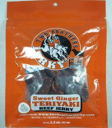 Two Brothers Jerky - Sweet Ginger Teriyaki 100% Grass-Fed Beef Jerky Two Brothers Jerky - Sweet Ginger Teriyaki 100% Grass-Fed Beef Jerky