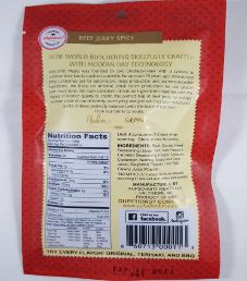 Aufschnitt Meats - Spicy 100% Grass-fed Beef Jerky