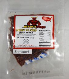 JerkyPro - Honey Glazed Shredded 100% Grass-Fed Beef Jerky