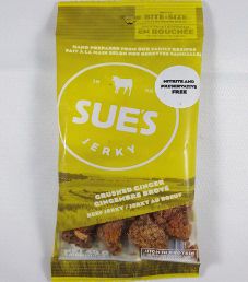 Sue's Jerky - Crushed Ginger Beef Jerky Sue's Jerky - Crushed Ginger Beef Jerky