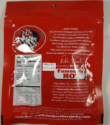 Two Brothers Jerky - Famously Hot 100% Grass-Fed Beef Jerky