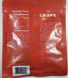 Chops Beef Jerky - Red Chili Pepper Beef Jerky
