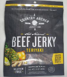 Country Archer - Teriyaki 100% Grass-Fed Beef Jerky