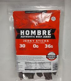 Hombre Authentic Beef Jerky - Original Beef Jerky Sticks