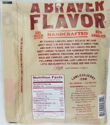 Lawless Jerky - Sweet Sriracha 100% Grass-Fed Beef Jerky (Review #2)