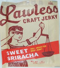 Lawless Jerky - Sweet Sriracha 100% Grass-Fed Beef Jerky (Review #2)