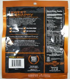 Perky Jerky - Sweet & Snappy Turkey Jerky