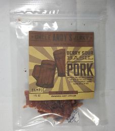 Uncle Andy's Jerky - Berry Sour Basil Pork Jerky