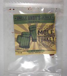 Uncle Andy's Jerky - Chocolate Stout Mole Turkey Jerky