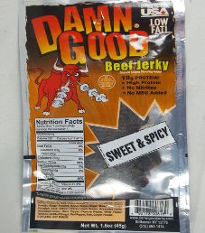 Damn Good - Sweet & Spicy Beef Jerky (Recipe #3)