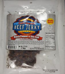 Jeff's Famous Jerky - Black Pepper & Sea Salt Beef Jerky
