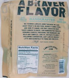 Lawless Jerky - Aloha Teriyaki 100% Grass-Fed Beef Jerky (Recipe #2)