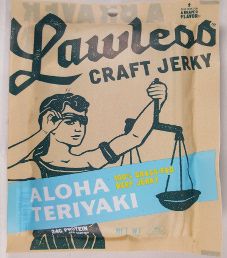 Lawless Jerky - Aloha Teriyaki 100% Grass-Fed Beef Jerky (Recipe #2)