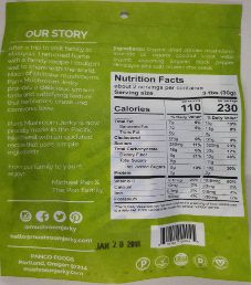 Pan's Mushroom Jerky - Sea Salt & Pepper Mushroom Jerky