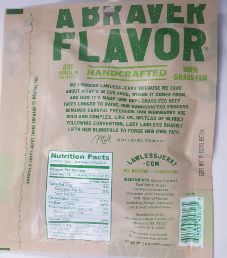 Lawless Jerky - Mango Habanero 100% Grass-Fed Beef Jerky (Recipe #2)