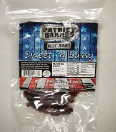 The Patriot Brands Jerky - Sweet 'n Sassy Beef Jerky