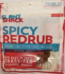 Slant Shack - Spicy Redrub 100% Grass-Fed Beef Jerky Slant Shack - Spicy Redrub 100% Grass-Fed Beef Jerky