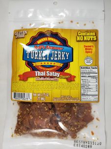 Jeff's Famous Jerky - Thai Satay Turkey Jerky