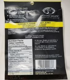 McLean- Teriyaki Turkey Jerky