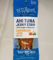 Pescavore - Caribbean Jerk Ahi Tuna Jerky