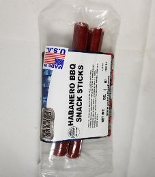 The Patriot Brands Jerky - Habanero BBQ Pork Beef Stick