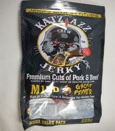 Katz Azz Jerky - Ghost Pepper Pork Beef Jerky
