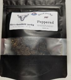 Ria's RoadKill Jerky - Peppered Beef Jerky