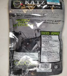 Katz Azz Jerky - Cracked Pepper Pork Beef Jerky