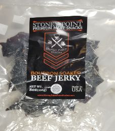 Stoney Point Premium Meat Snacks - Bourbon Soaked Beef Jerky
