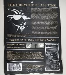 The G.O.A.T Beef Jerky Company - Whiskey Rebellion Beef Jerky