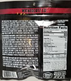 Wicked Cutz - BBQ Mesquite Beef Jerky