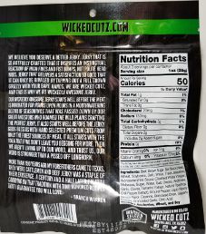 Wicked Cutz - Volcanic Jalapeno Beef Jerky