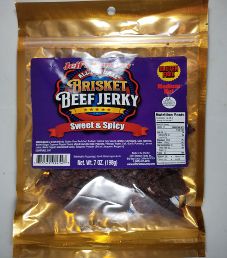 Jeff's Famous Jerky - Sweet & Spicy Beef Jerky