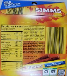 Simms - Mild Meat Sticks