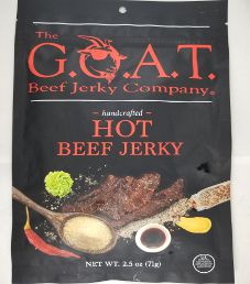 The G.O.A.T Beef Jerky Company - Hot Beef Jerky (Review #2)