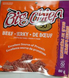 Big Chief Meat Snacks - Sweet & Spicy Beef Jerky