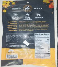 Country Archer - Mango Habanero 100% Grass-Fed Beef Jerky