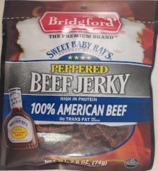 Bridgford - Sweet Baby Ray's Peppered Beef Jerky