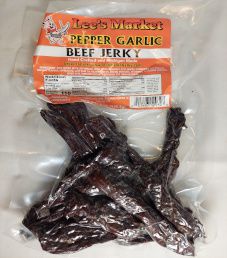 Lee's Market - Pepper Garlic  Beef Jerky