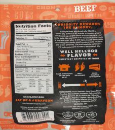 KRAVE - Sweet Chipotle 100% Grass Fed Beef Jerky