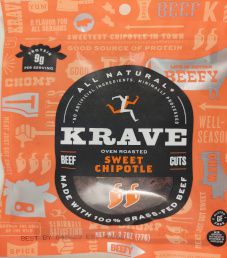 KRAVE - Sweet Chipotle 100% Grass Fed Beef Jerky