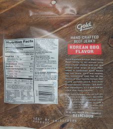 Gold Emblem - Korean BBQ Beef Jerky