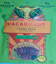Vacadillos - Chile Lime Air-Dried Beef Jerky