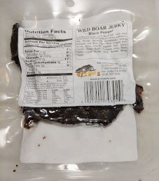 J.C. Rivers Gourmet Jerky - Black Pepper Wild Boar Jerky